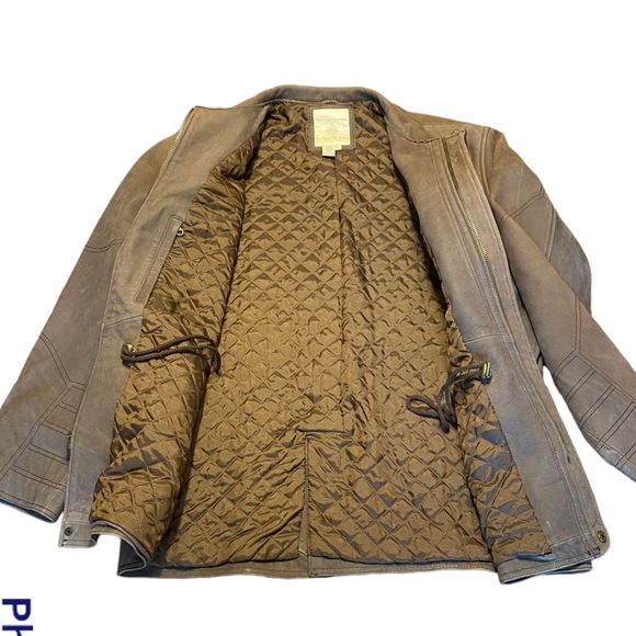 Men's Leather Coat by The Territory Ahead! - Picture 1 of 13